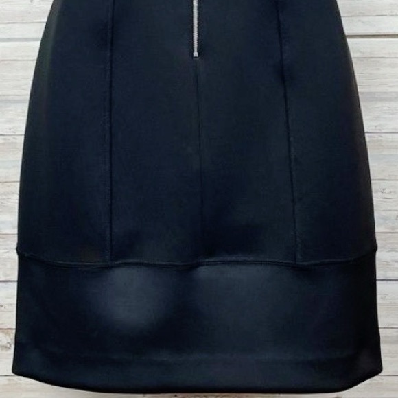 SANDRO Paris Reputation Color-block Scuba Quilted Panel Short Mini Sheath Dress - Picture 6 of 9